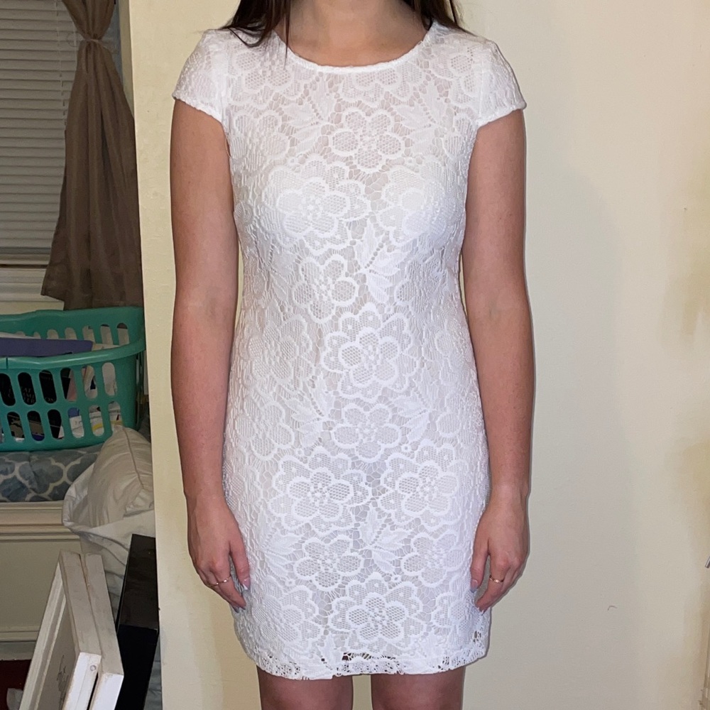White Lace Dress
